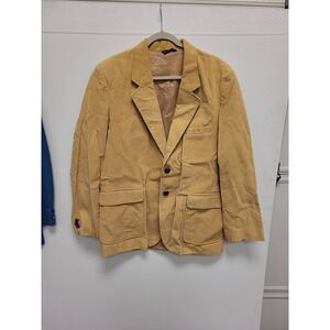 Van Heusen Corduroy Jacket Mens‎ 42 Tan Brown Blazer Sport Coat Outerwear Coat